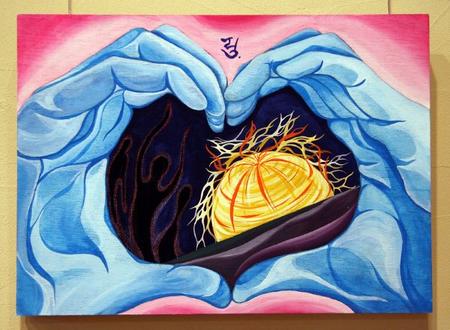 -the existence of the nucleus is actually love- <核デスラ　愛>